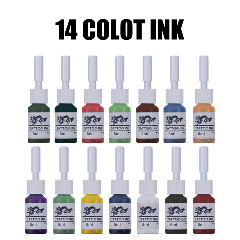 5ml/bottle Tattoo Ink Set 14 Colors